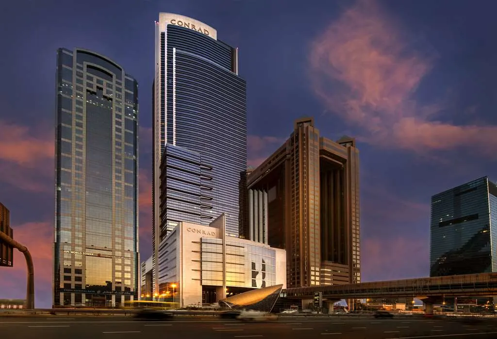 Conrad Dubai: On Site Outdoor/Exterior Exterior View of Building