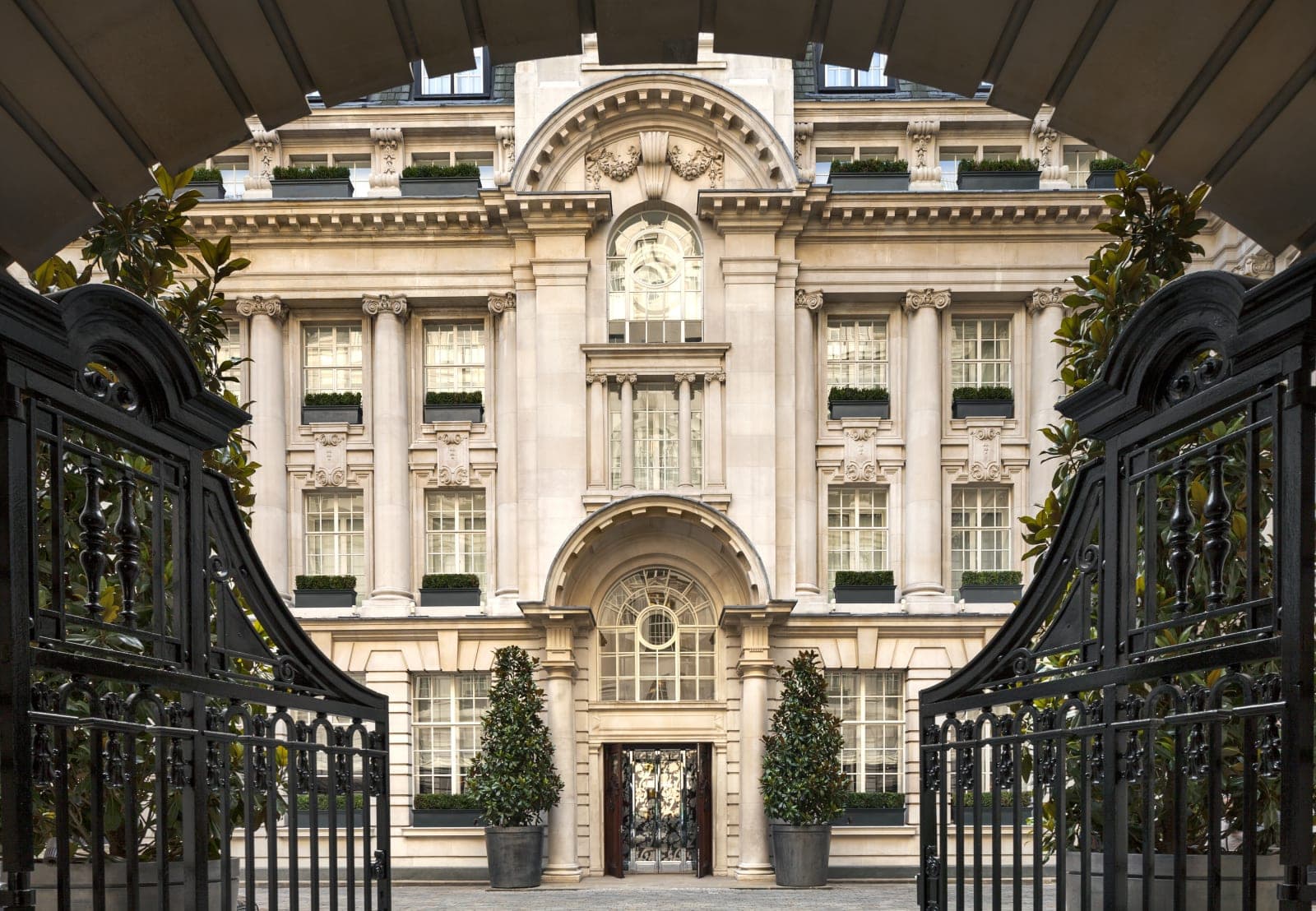 Rosewood London: Rosewood London Entrance with Wrought Iron Gates