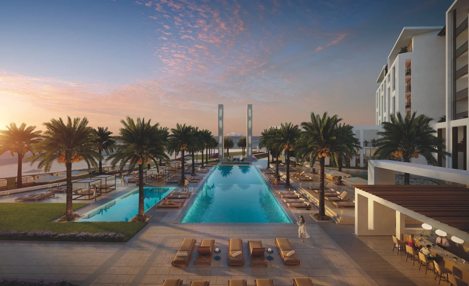 Mandarin Oriental, Muscat: Muscat Rendering Exterior Pool