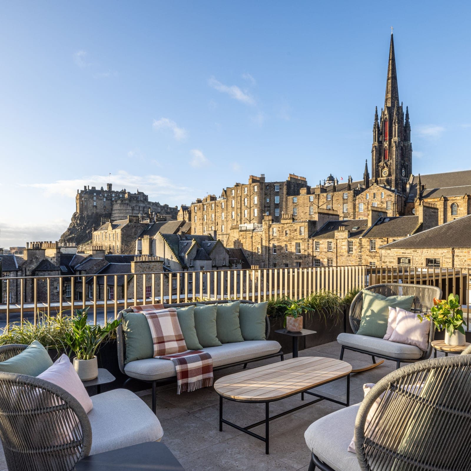 Virgin Hotels Edinburgh: Roof Top Terrace