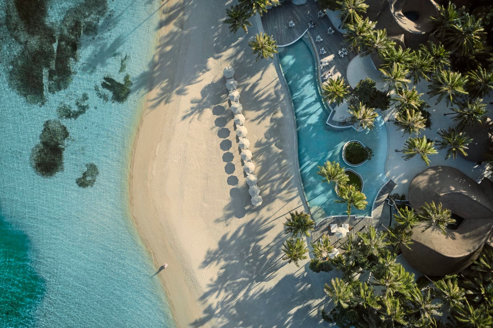 COMO Maalifushi: Aerial Beach And Pool